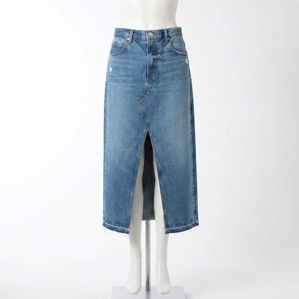 NEW FRAME the midaxi skirt in del amo dlam